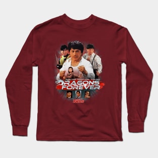 Jackie Chan: DRAGONS FOREVER (Angry Chan) Long Sleeve T-Shirt